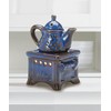 Koehler 10017714 5.375 Inch Teapot Stove Oil Warmer Blue