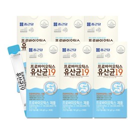 Chong Kun Dang Probiotics Lactobacillus 19 30 packs 6 boxes / 종근당 프로바이오틱스 유산균 19 30포 6박스