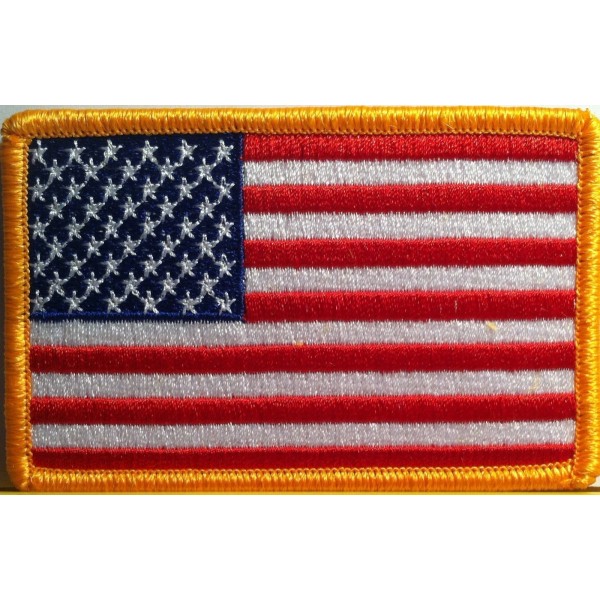 VELCRO® United States Flag Patch With Hook & Loop Fastener
