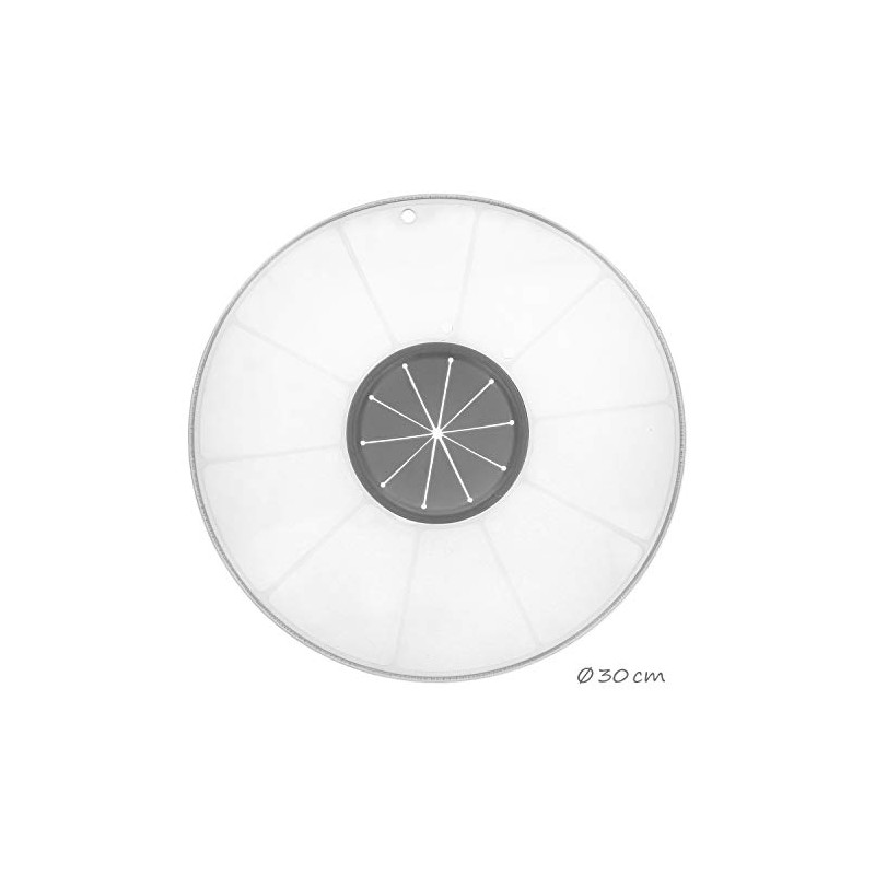 com-four® 2 x Universal Splash Guard Lids for Mixing Bowls