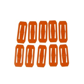 10x Orange Race track Connectors Compatible with Hotwheels Track | Straight Track Race Track Connectors Replacements