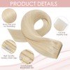 THD Clip-in Extensions, Real Hair, Pack of 1, 5 Clips