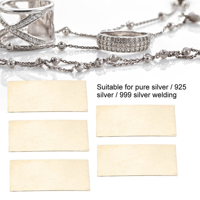 5 Pcs 65% Silver Solder Plate Jewelry Welding Blade Tool