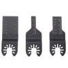 3pcs multi-function universal treasure Oscillating Tool Saw Blades Precision Cutting