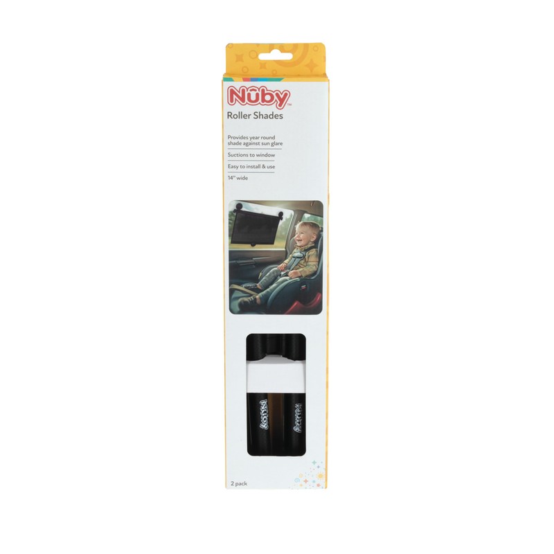 Nuby 14" Roller Vehicle Side Window Sun Protection Shade for