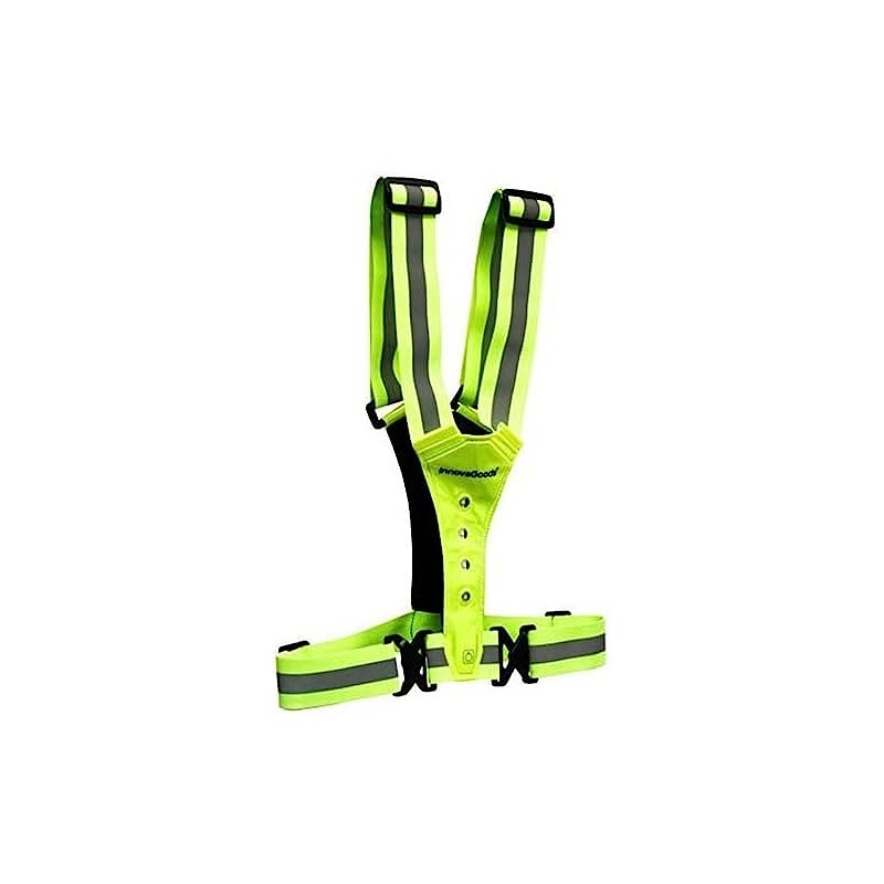 InnovaGoods Arnés Reflectante Con para Deportistas Reflective Harness with LED