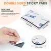 BraMccer Double Sided Tape,Double Sided Adhesive Pads,75Pcs Heavy Duty Mounting