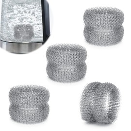 Zikenis Stainless Steel Limescale Catcher, Pack of 4 Boiler Limescale Catcher, Reusable Tasteless Limescale Catcher, Kettle for Kettles and Teapots, Removes Limescale and Impurities