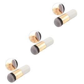 Beavorty 3pcs Liquid Foundation Brush Flat Makeup Brush for Blush Bronzer Concealer Australian