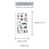 Oottati 2 Sheets Tiny Small Temporary Tattoos For Women Men