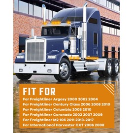 cciyu 6" 2pcs Oval LED Trailer Tail Lights 10 LED Amber 6 inch Oval Led Stop Turn Tail Lights Brake Reverse Back Up Trailer Lights w/Flush Mount Grommets Plugs