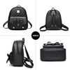 EVEOUT Women's Backpack PU Leather Casual Daypack for Travel School