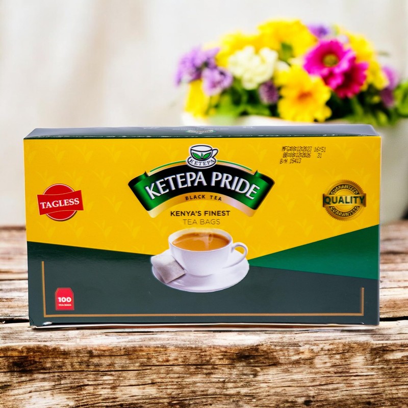 Ketepa Pride Standard Pack, 200 g, 100 Tag Less Teabags
