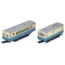 Nostalgic Railway Tomii Electric Railway Touge Line Diorama Car + Luggage Diorama Car (KiHa 202 + Kini 903 New Painting) 2-Car Set