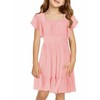 DOKOTOO KIDS Girls Special Occasion Dresses Summer Back Bow Tie