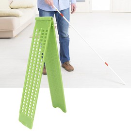 Braille Writing Tool, Braille Writing Slate, 4 Lines 28 Cells Braille Slate and Stylus Braille Writing Slate Plastic Braille Slate Kit Portable Stylus Braille Learning Tool for Braille Writing, Green