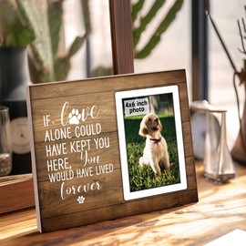 SZ-PengXin Pet Memorial Gifts, Dog Memorial Gifts for Loss of Dog, Sympathy Gifts for Loss of Dog Cat, Pet Remembrance Gift, Dog Picture Frame, Cat Memorial Gifts, Pet Memorial Gifts Fit 4x6 in Photo