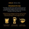 GOLD HEALING Liquid ORMUS 200ML 70% MONATOMIC Gold, 30% Magnesium,