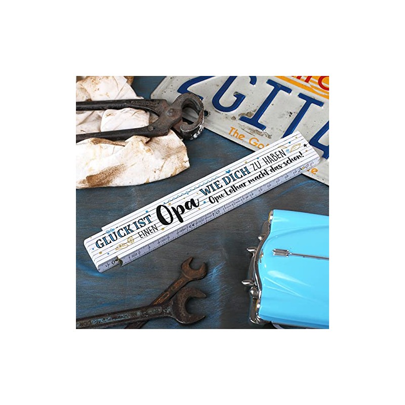 Herz & Heim® Gift for Grandpa Ruler Glück ist einen