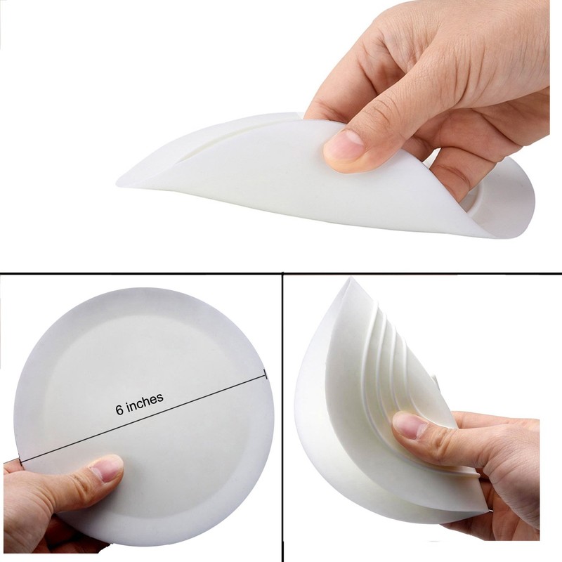 V-TOP Tub Stopper 2 Pack, 6 inches Large Silicone Drain