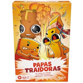 Hasbro Gaming Papas Traidoras Juego de Cartas, Juego dinámico con Rondas de 25 Minutos, para familias y Adultos, para 3 a 10 Jugadores, + 8 años