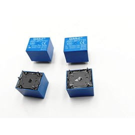 LUOYIMAO General Purpose Relay 10 pcs DC 3V Coil 5 Pins SPST Power Relay JQC-3F