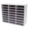 Gdrasuya10 Classroom Office Mailbox 24 Slots Literature Mail Organizers Desktop