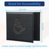 Ketayle Disabled Badge Holder Wallet | PU Soft Leather Badge