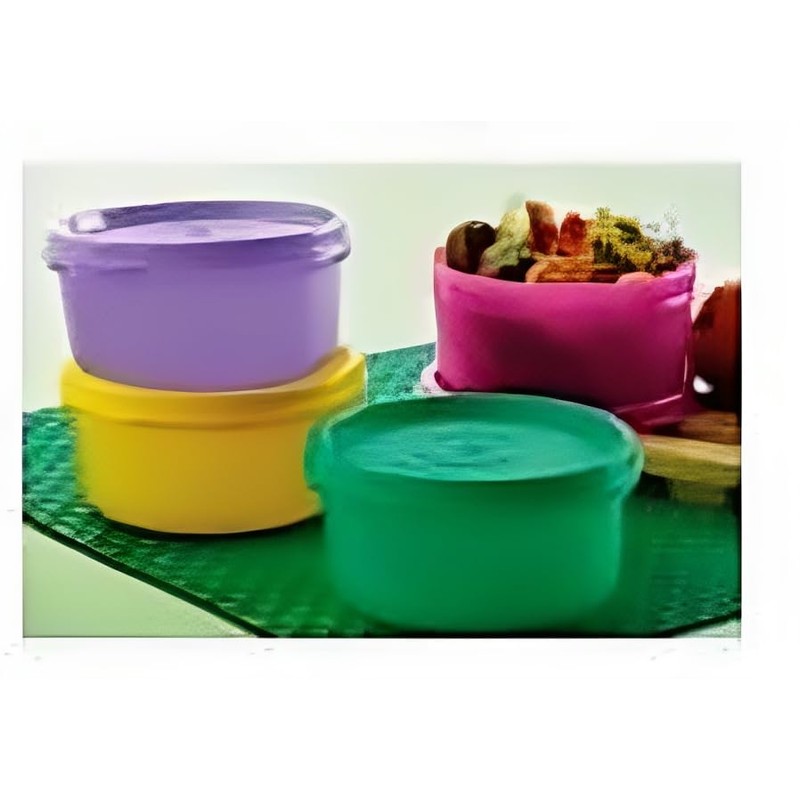 Tupperware Tropical Plastic Container Set, 230ml, Set of 4, Multicolour