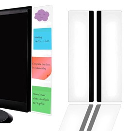 Computer Monitor Memo Board, Acrylic Monitor Monitor Memo Board, Monitors Memo Sidewall, Creative Acrylic Message Boards for Computer Monitors Side Panel (Left and Right)
