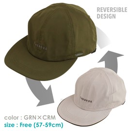 TABARA REVERSIBLE CAP TM1020 Unisex UV Surf Cap (JP, Number Size, 22.4 inches (57.0 cm), 23.2 inches (59.0 cm), NVY x GRY)