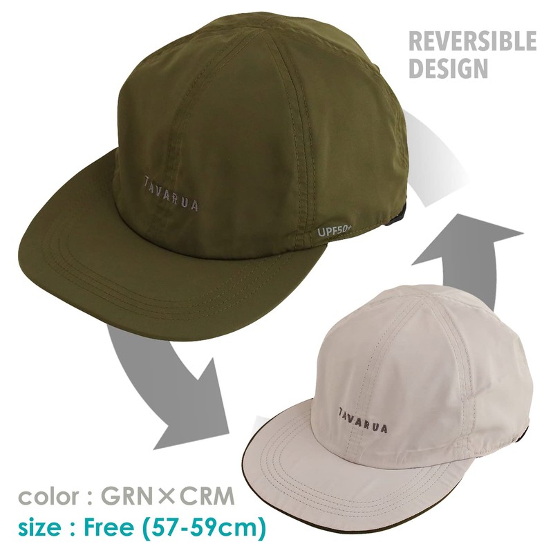 TABARA REVERSIBLE CAP TM1020 Unisex UV Surf Cap (JP, Number