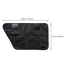STOBOK 2pcs Dog Car Door Protector Vehicle Pet Dog Door Cover Doors Anti Scratch Guard Waterproof Dogs Claws Back Seat Covers