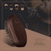 lampox Beard Brush with Boar Bristles for Healthy, Nourished &