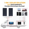 WUZECK 100W Flexible Home Solar Panel Kit Monocrystallin