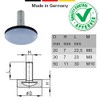 cyclingcolors 4x möbelgleiter mit Gewinde teflongleiter gewindegleiter stellfüße PTFE einstellfuß