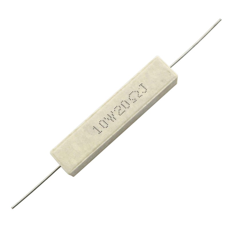 Tegg Wirewound Cement Resistor 10PCS 10W 20 Ohm Ceramic Cement