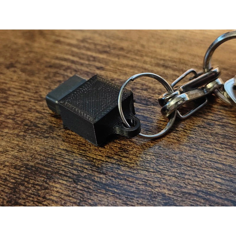 USB Dongle Keychain Holder 3d Printed