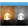 2W E12 Globe Crystal Candelabra LED Bulbs Daylight White 6000K