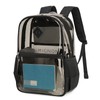 MUSEVOS Clear Backpack, Heavy Duty See Through Book Bag for