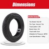 NiuJKun 14" Bike Tires Foldable 14x2.50(64-254) Explosion-Proof Solid Electric Bicycle