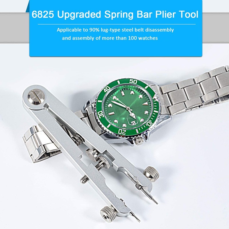 Watch Spring Bar Plier Tool 10 Tips Pins V Shaped