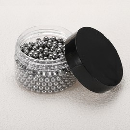 sourcing map 500pcs Chrome Steel Bearing Balls 5mm Precision Balls, Mini Solid Bearing Balls, G100
