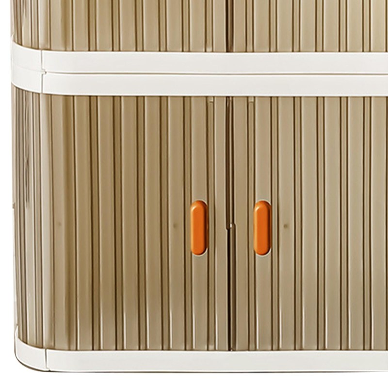 2PCS Stackable Makeup Drawer Organizer, Small Plastic Storage Drawers for