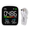 Air Quality Monitor 8 in 1 Multifunctional USB Charging Carbon