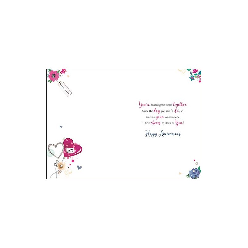 Jonny Javelin Special Daughter and Son in Law Anniversary Card