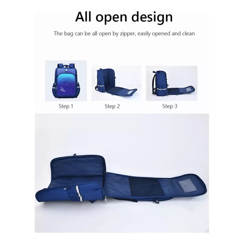 Mochila Escolar Premium Niños Niñas Primaria Unicornio T Rex Secundaria