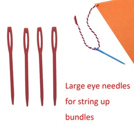 Misscrafts 4Pack 2.5m/2.7ft Garland Banner Felt Board 1mm Thick Triangle Bundles Rainbow Colors