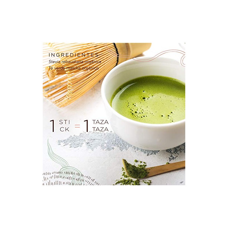 Té Matcha Orgánico en Sticks, 15 Sticks, Mayan Sweet