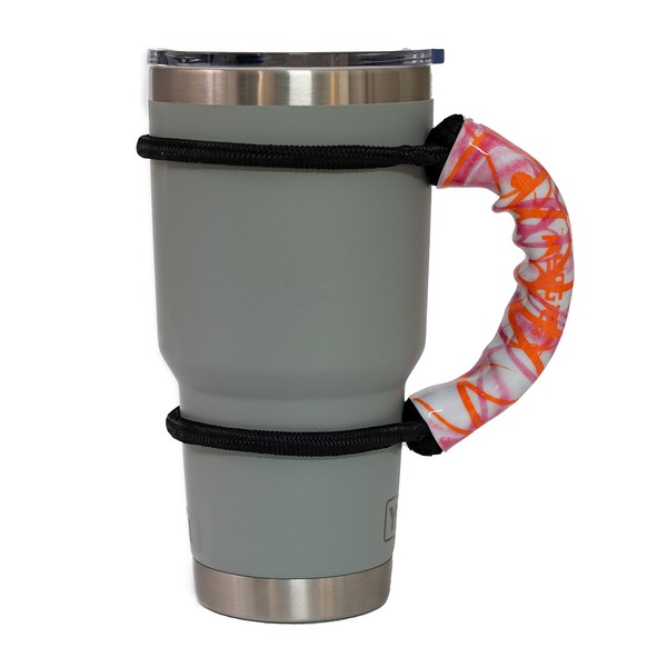 MugGiez Universal Drink Handle, Sunrise - Orange & Pink, The